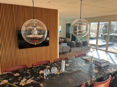 Anden loftslampe, Verner Panton, 2 x Verner Panton Ø40 loftlampe.
Sælges samlet for 6500.- eller 350