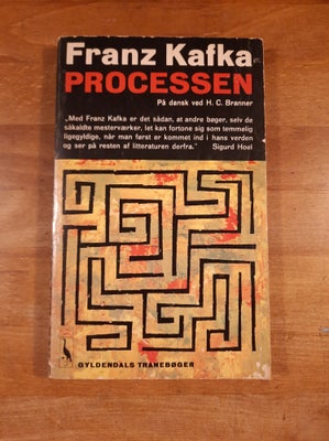 Processen (tranebog), Franz Kafka, genre: roman, Udgivet som en af Gyldendal Tranebøger i 1972 i 2. 