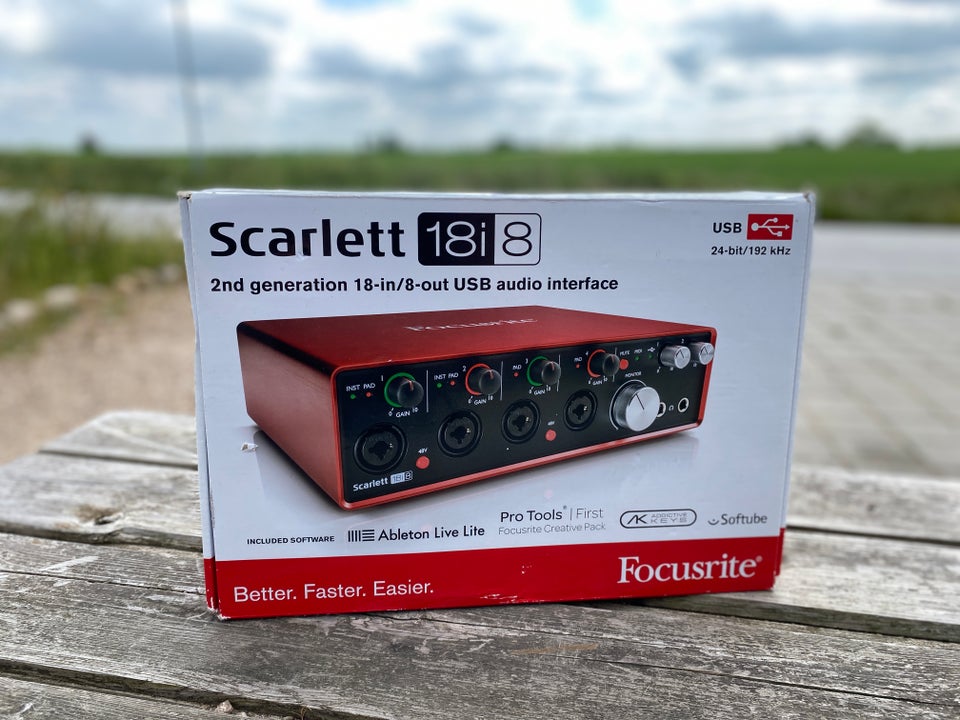 Audio interface, Scarlett 18i 8