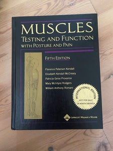 Muscles: Testing and Testing and Function with Posture and Pain