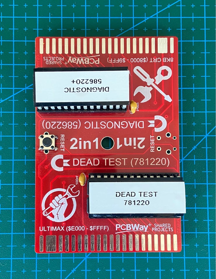 2IN1 Diagnostic Cartridge, Commodore 64