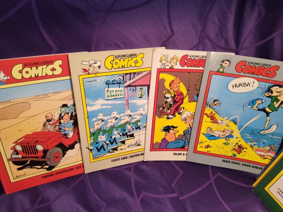 ALBUMKLUBBEN COMICS, 10,KR PR. STK.; 10 STK FOR 75, KR....