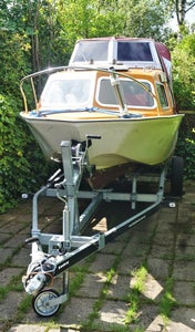 Motorbåd, 21 fod + Brenderup bådvogn
