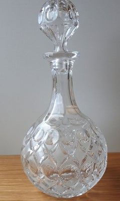 Glas, Glaskaraffel, Bøhmisk krystalglas, Glaskaraffel
Bøhmisk krystalglas
Meget smuk og dekorativ ka