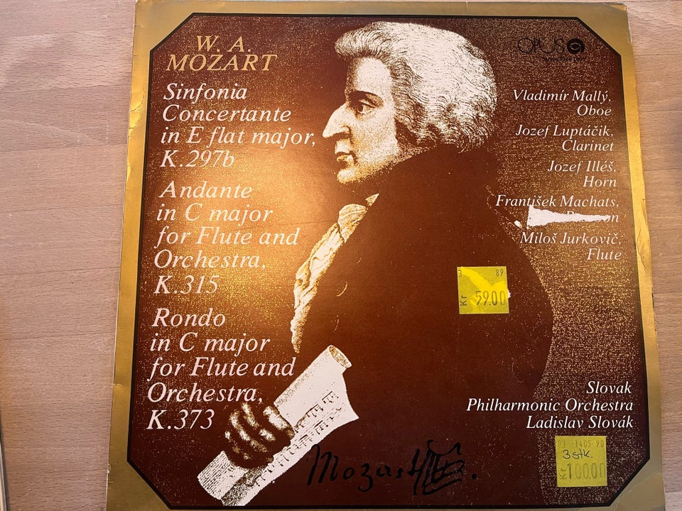 LP, Mozart, 8 vinyler se billeder