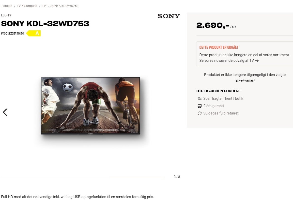Sony, Smart TV, 32