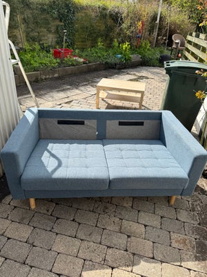 Sofa, stof, 2 pers. , Ikea Landskrona, Mangler 2 puder kan hentes gratis
