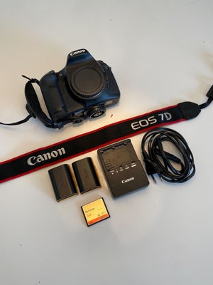 Canon, EOS 7D, spejlrefleks, 18 megapixels, Perfekt, Canon, EOS 7D, spejlrefleks, 18 megapixels, Per