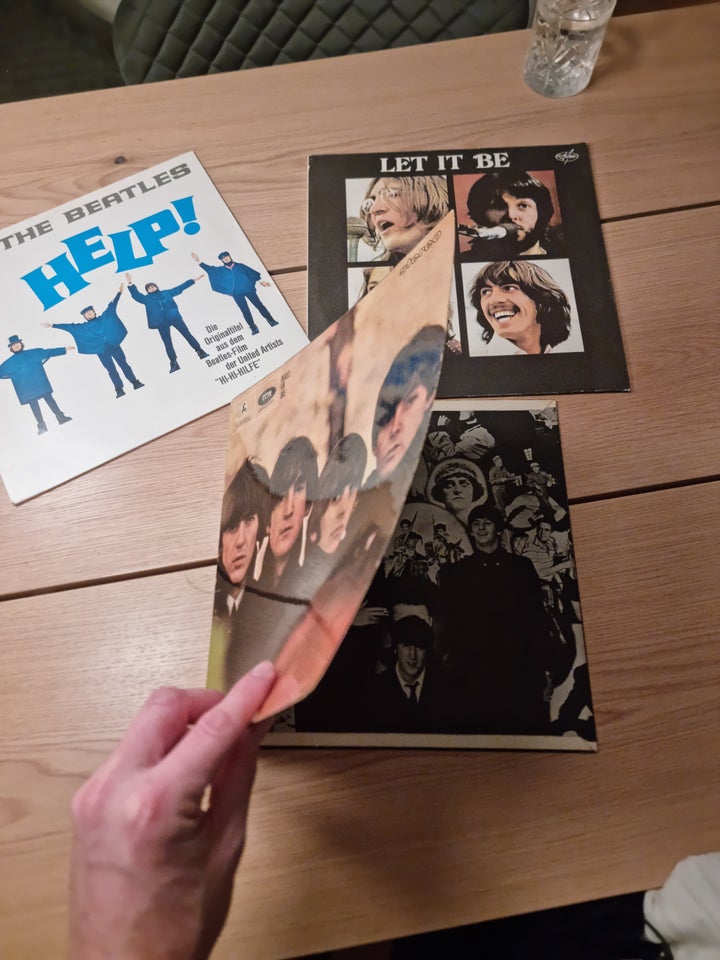 LP, The Beatles, 3 The Beatles plader. Help! / Let It Be / for