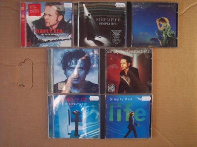 .SIMPLY RED  CDer sælges stykvis                  : ., pop, 
Velholdte originale CDer med intakte co