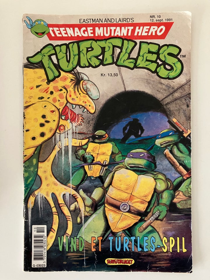 Turtles tegneserie 1991-10, Tegneserie