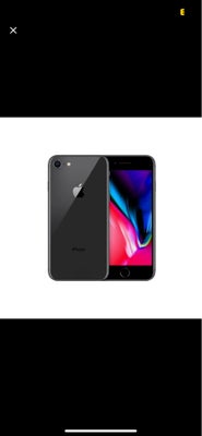 iPhone 8, 256 GB, sort, Perfekt, Meget flot, superlet og velfungerende IPhone 8, 256 G