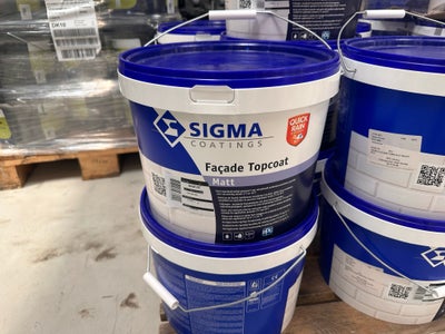 Sigma Facade Topcoat Semi Matt, 10 liter, Sort, Kan bruges til:


Facade maling
Tag maling
Sokkel ma