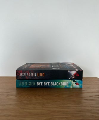 Uro & Bye Bye Blackbird, Jesper Stein, genre: krimi og spænding, Krimiserie: Uro & Bye Bye Blackbird