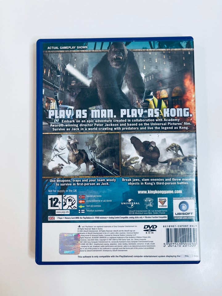 King Kong, Playstation 2, PS2