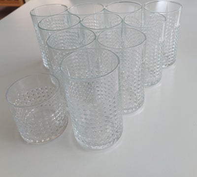 Glas, Vandglas, vase, lysestage, Frasera, Ikea, 10 stk Frasera glas 45 cl - 20 kr pr stk
1  stk Fras