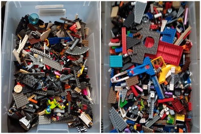 Lego andet, blandet Lego klodser, OBS OBS OBS

Det er KUN alm. Lego klodser
der er IKKE figurer elle