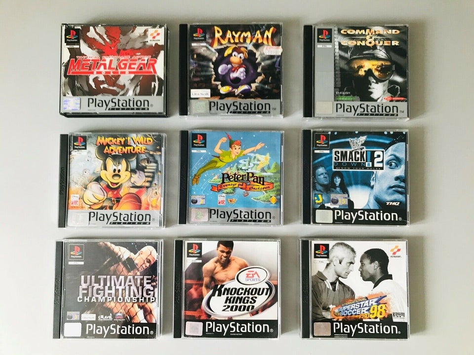 Forskellige klassiske til Sony PlayStation PS – dba.dk – Køb og Salg af Nyt og Brugt