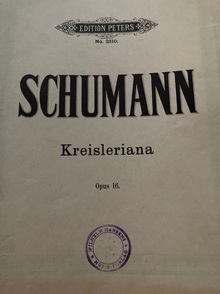 Gamle nodehæfter, Schumann