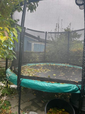 Trampolin, Rund North Challenger trampolin diameter 3,6 meter, Med trampolinen følger sikkerhedsnet 