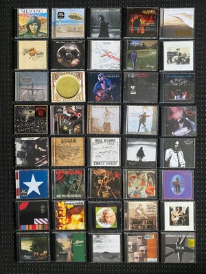 CD Samling: 420 stk i forskellige genrer, pop, rock, blues, jazz, folk, dansk, alternativ m.m.

25 k