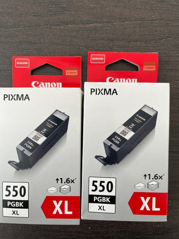 Blækpatroner, m. farve, Canon Pixma 550 XL – – Køb og Salg af Nyt og Brugt