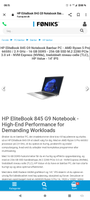 HP HP EliteBook 845 G9, Amd Ryzen 5 GHz, 256 ssd GB ram