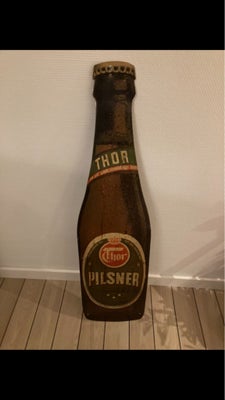 Skilte, Thor øl skilt, Thor ølflaske skilt i blik
Ka sendes
