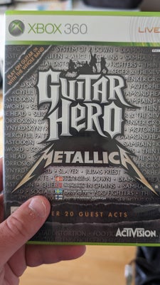 Guitar Hero Metallica, Xbox 360, anden genre, Guitar Hero Metallica til Xbox 360. Uden controllere.