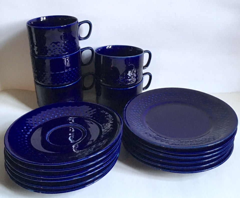 Keramik Midnatsblåt Kaffe &amp; Kage