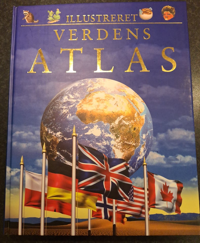 Illustreret verdens atlas, emne: geografi