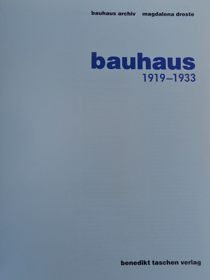 Bauhaus 1919-1933, Magdalena Droste