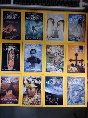 National Geographic, forskellige, Magasin, National Geographic - hele årgang 1996 - 12 numre -særdel