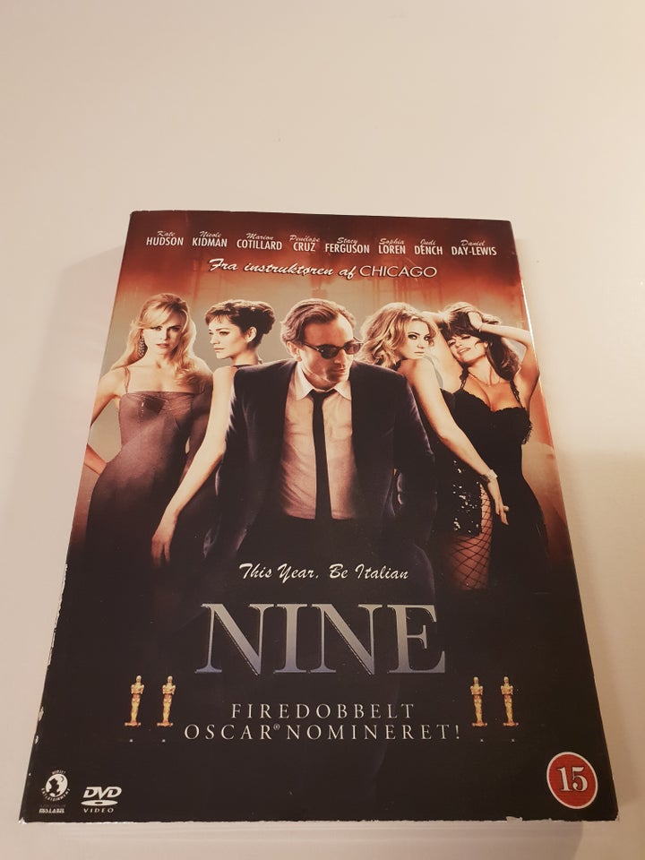 NINE, instruktør Rob Marshall, DVD