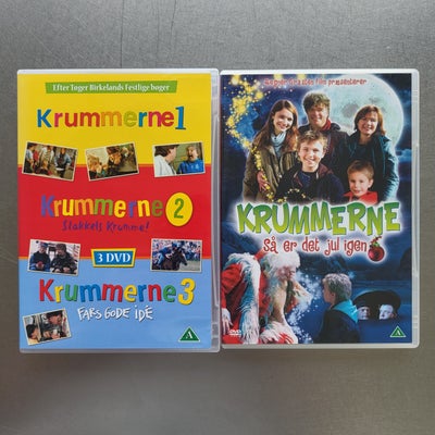 Krummerne 1+2+3+ jul, DVD, familiefilm