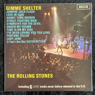 LP, The Rolling Stones, Gimme Shelter, Opsamlingsalbum fra Rolling Stones udgivet i 1971. Side A sam