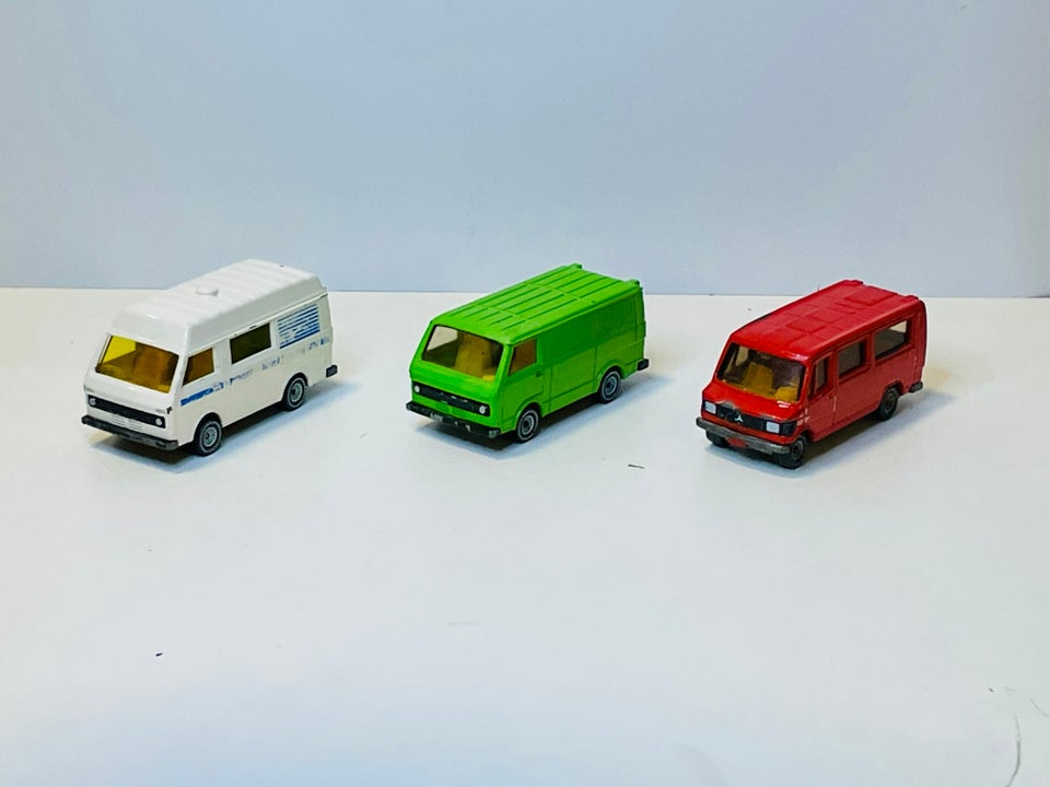 Modelbil, Siku VW + Mercedes, skala 1:55