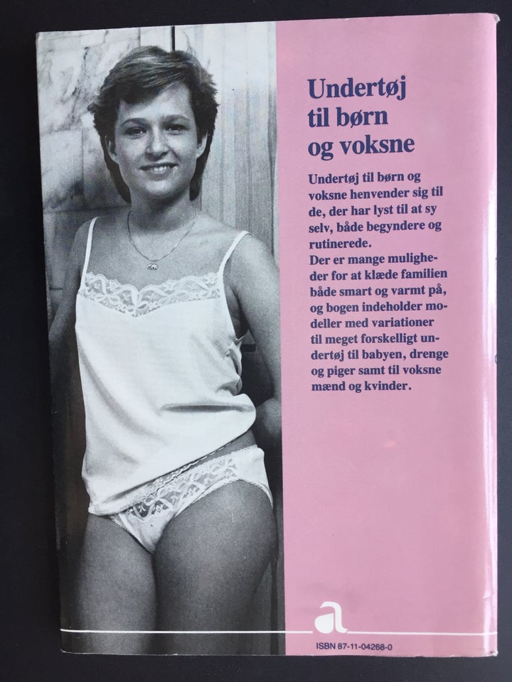 Undertøj til BØRN og VOKSNE + 4 mønsterark, Larsen - 1986, emne: håndarbejde – dba.dk – Køb og Salg af Nyt og Brugt