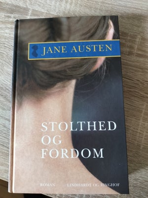 Stolthed og fordom, Jane Austen, genre: roman, Tekst fra bagsiden af bogen:

Da Elisabeth Bennet mød