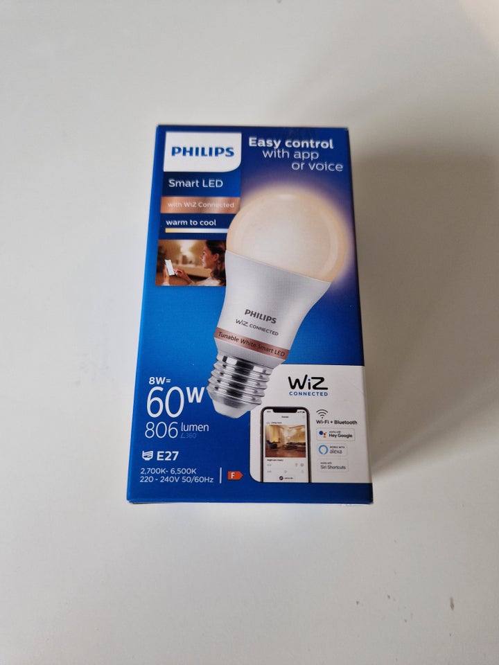 Pære, PHILIPS TW SMART PÆRE 8W A60 E27