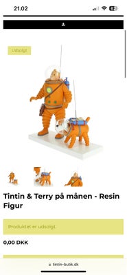 Andre samleobjekter, Tintin & Terry på månen - Resin Figur, Produceret i resin

Håndmalet

Producere