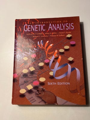 An Introduction to Genetic Analysis, Griffiths et al, år 1996, 6 udgave, God stand. Hardback. 