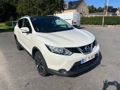 Nissan Qashqai, 1,5 dCi 110 Tekna, Diesel, 4x4, 2017, km 58300, hvidmetal, nysynet, klimaanlæg, airc