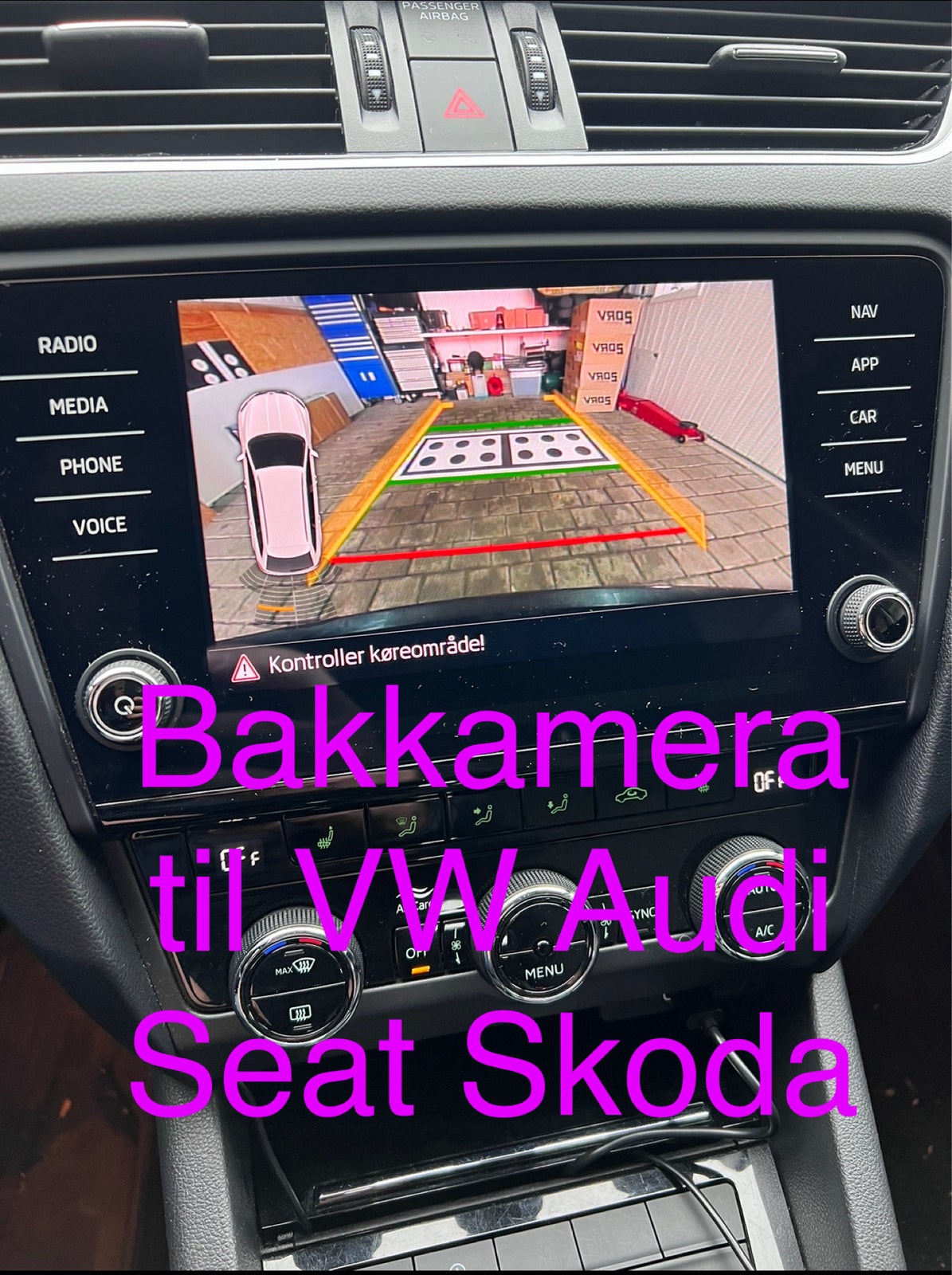 Bakkamera, Audi Audi Seat Skoda VW bakkamera