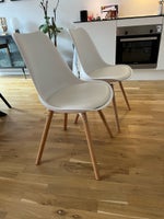 Spisebordsstol, Kunstlæder og egetræ, JYSK Kastrup