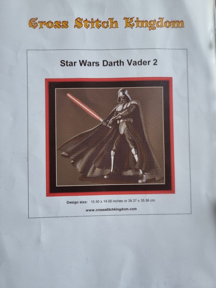 Broderi, Star Wars Darth Vader broderi
