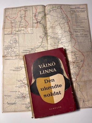 Militær, Finlandskrigen, bog og kort, “Den ukendte soldat”, bog på 408 sider plus kort, ikke-ryger.