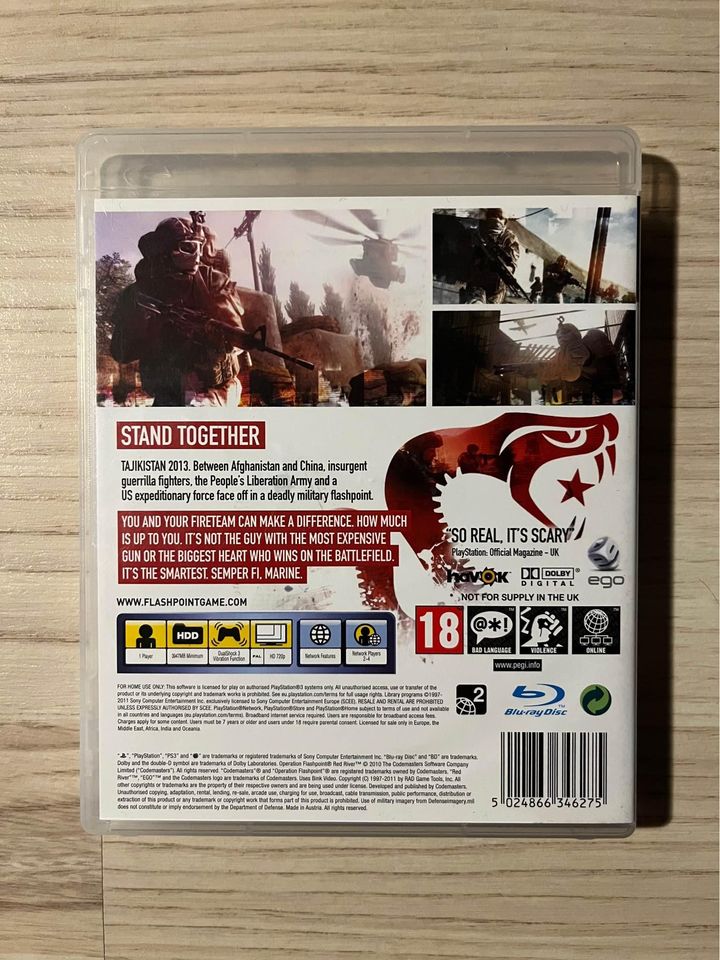 Operation Flashpoint Red River, PS3