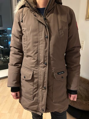 Vinterfrakke, str. 38, Canada Goose,  Brun,  Næsten som ny