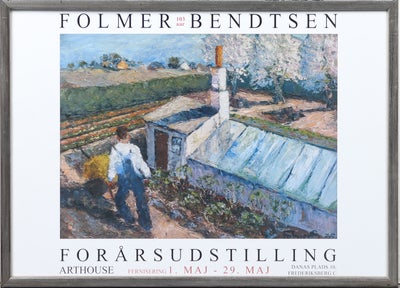 Udstillingsplakat, Folmer Bendtsen (1907 - 1993), motiv: 103 Aar Forårsudstilling Arthouse Frb. C, b